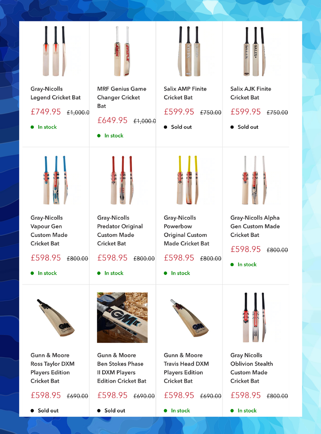 Why are cricket bats so expensive?