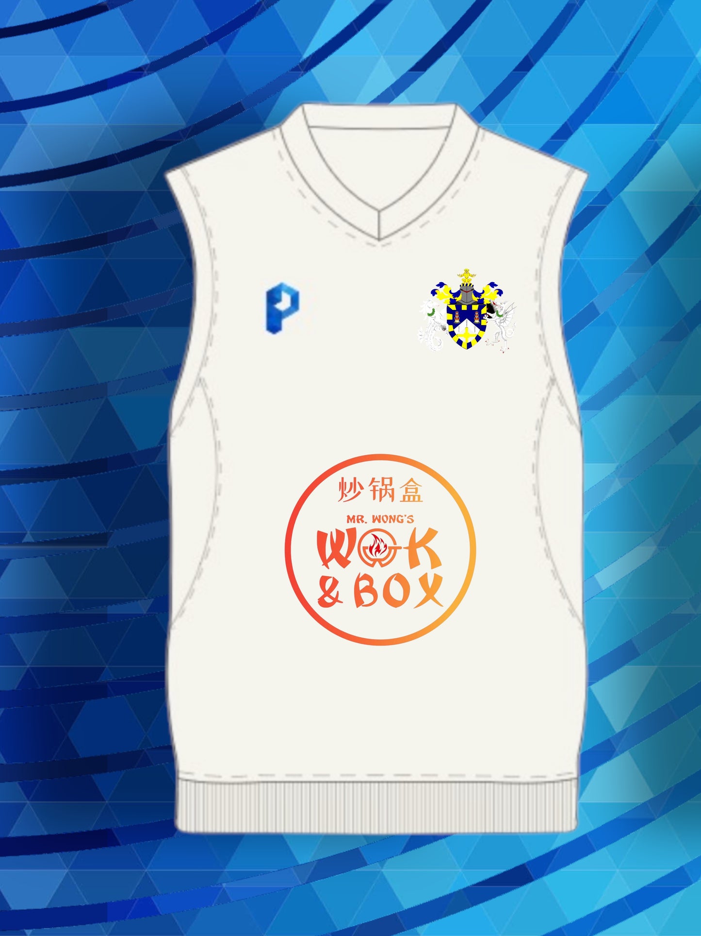 Queen Mary university cricket short sleeve jumper