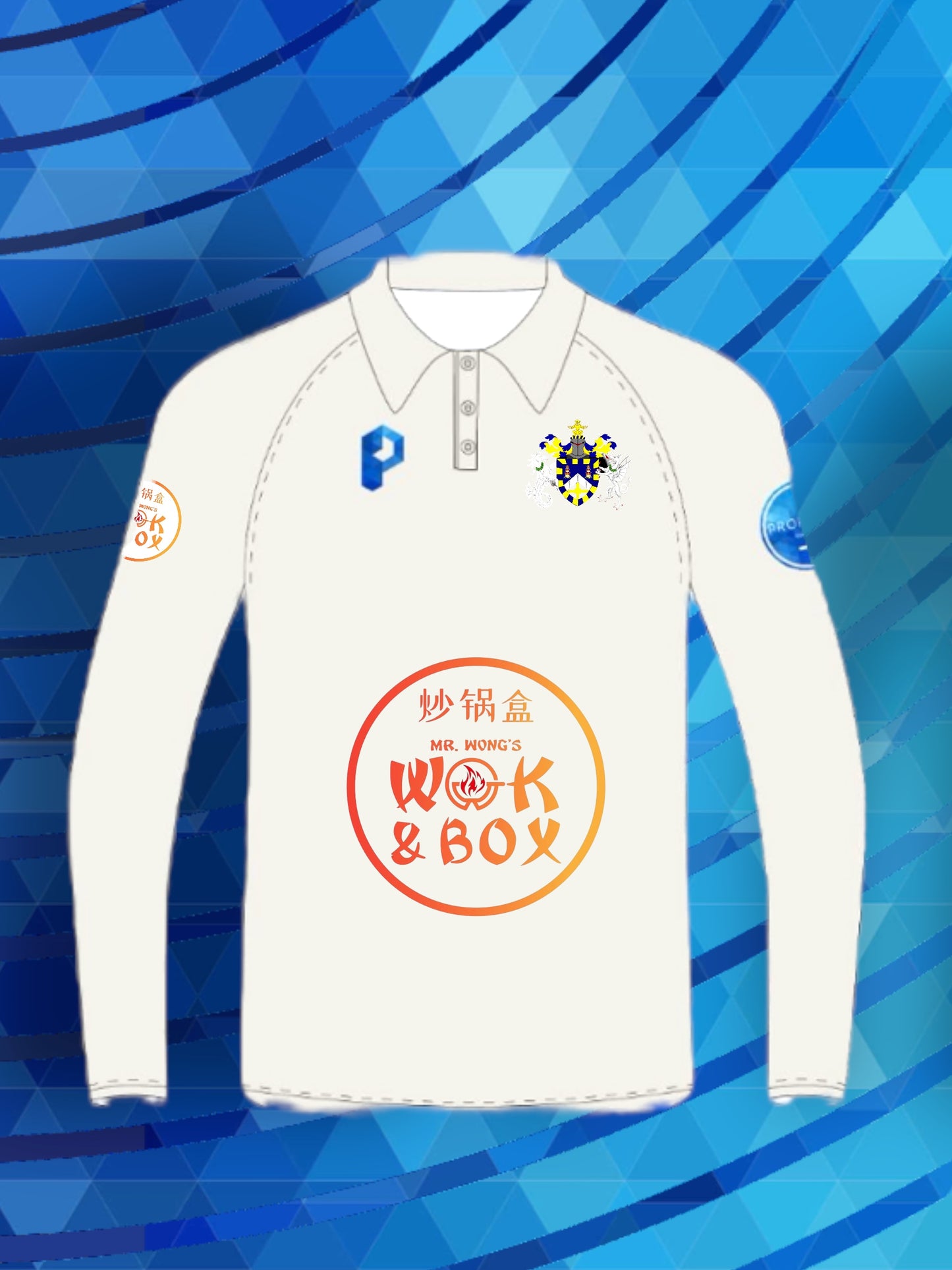 Prophecy Long Sleeve Playing Shirt - Queen Mary University Cricket Club