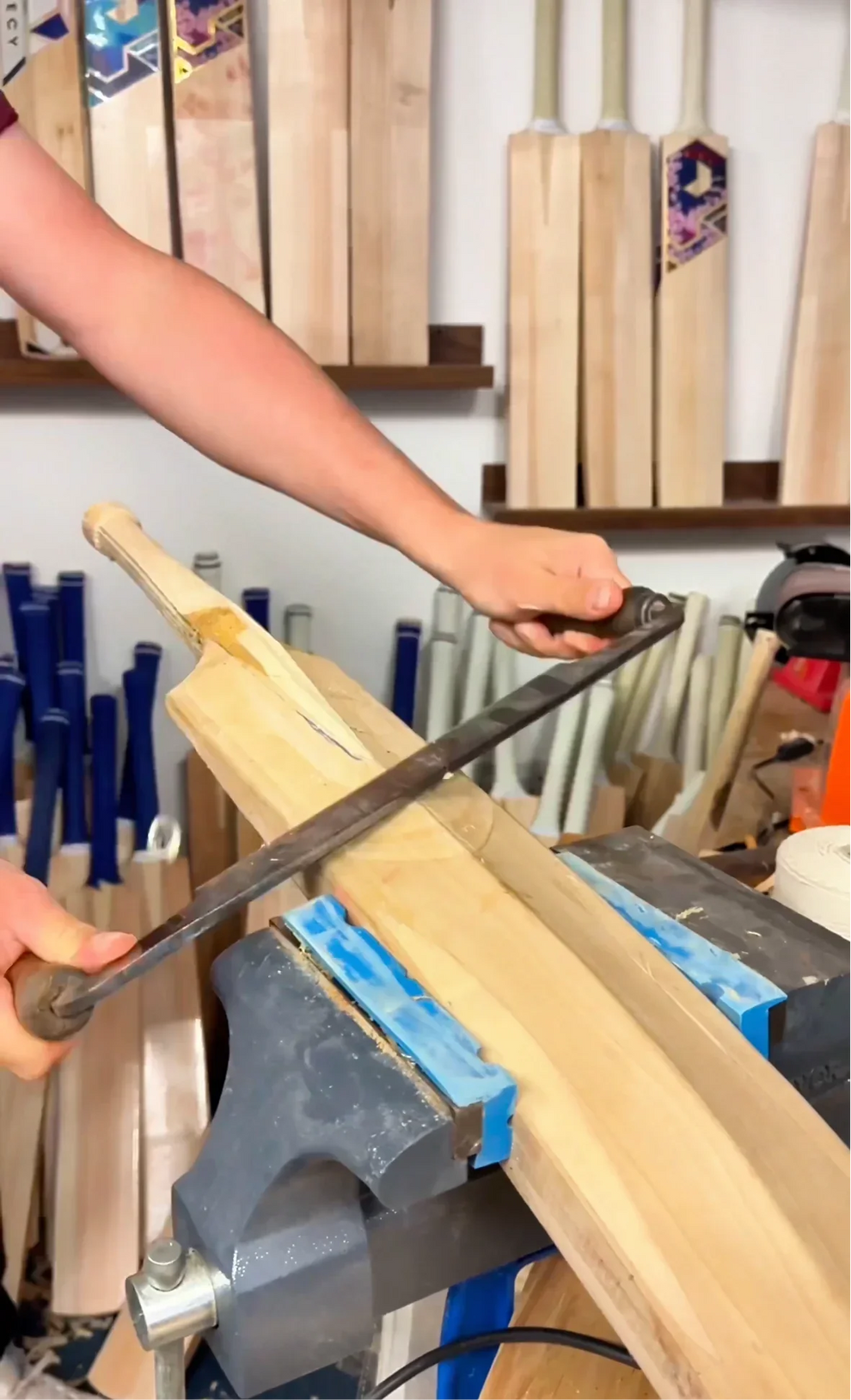 Shaping Bat Cricket Bat Refurbishment & Repair – Prophecy Cricket bats and equipment