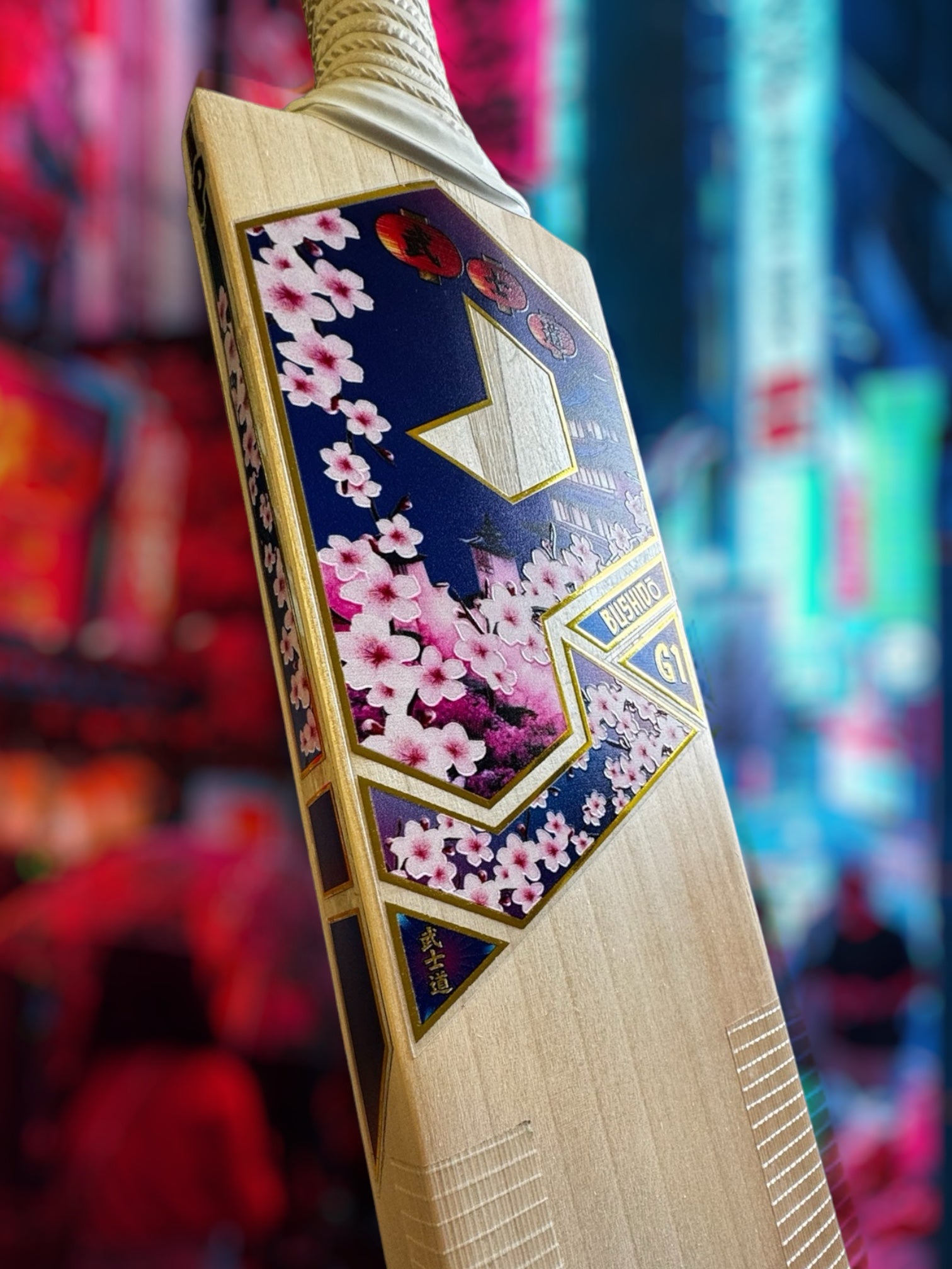 Japanese Cricket Bat Stickers