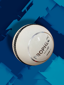 Prophecy white cricket match ball