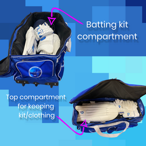 batting kit compartment keeping
